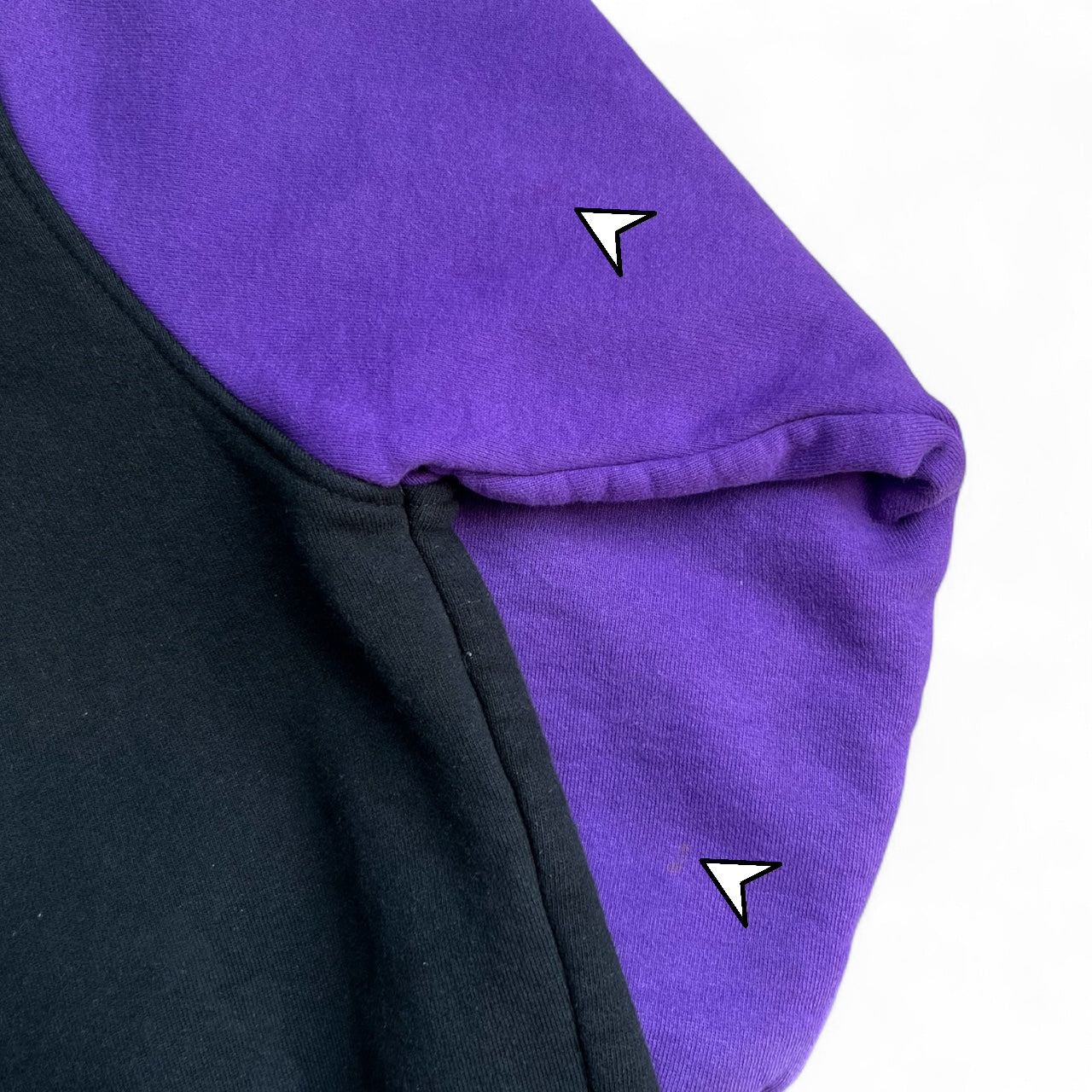 Vintage Fruit of the Loom Super Cotton Purple Lesbian Varsity Bomber Jacket Embroidered Women’s Large Venus Symbol