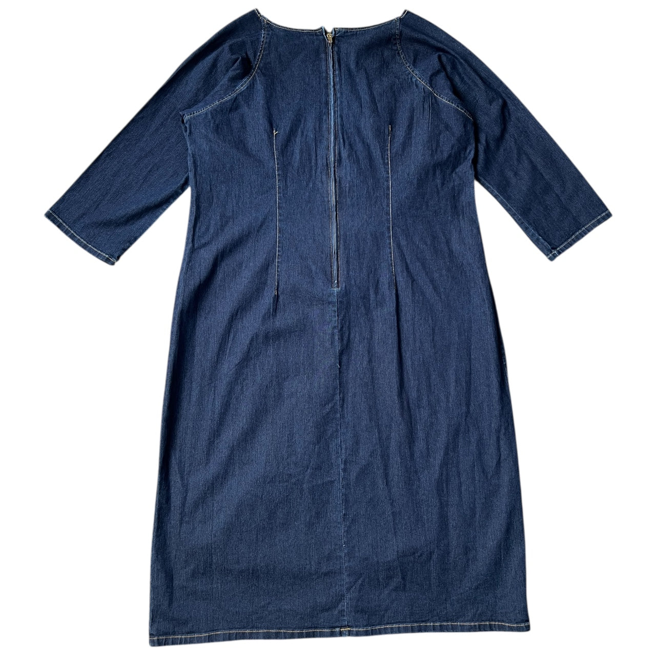 90s Y2K Starwear Corset Lace Up Denim Dress Women’s 3X Plus Size