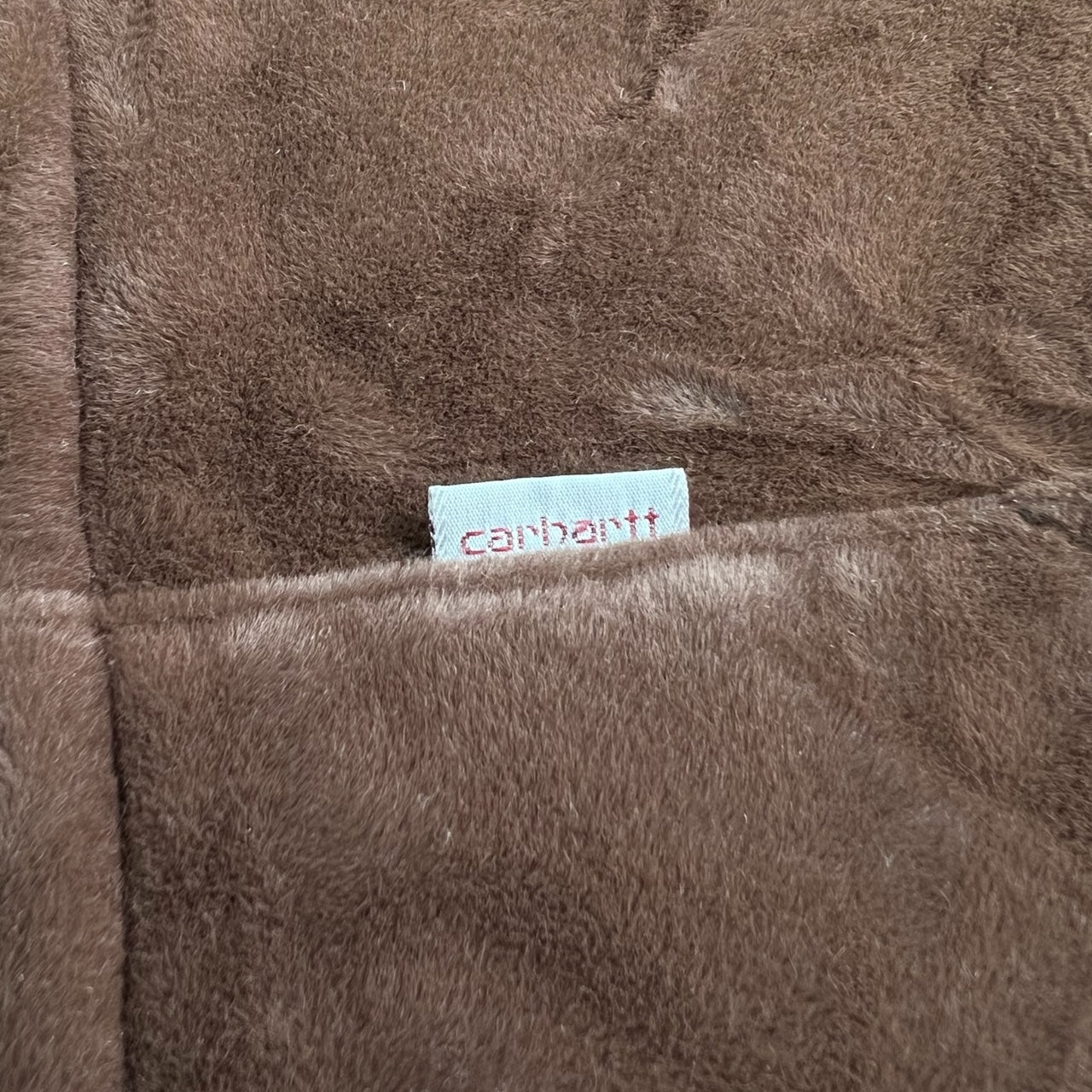 90s Carhartt Brown Velvet Velour Zip Up Hoodie Men’s Large Made in USA