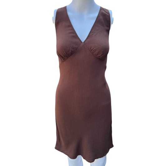 Reformation Brown Calix Mini Dress Women’s Med