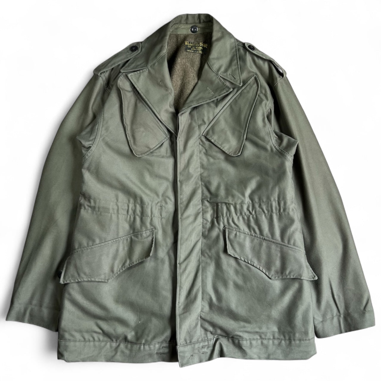 Vintage Dutch Borstomvang Seyntex Military Army Issue Field Jacket Men’s XL