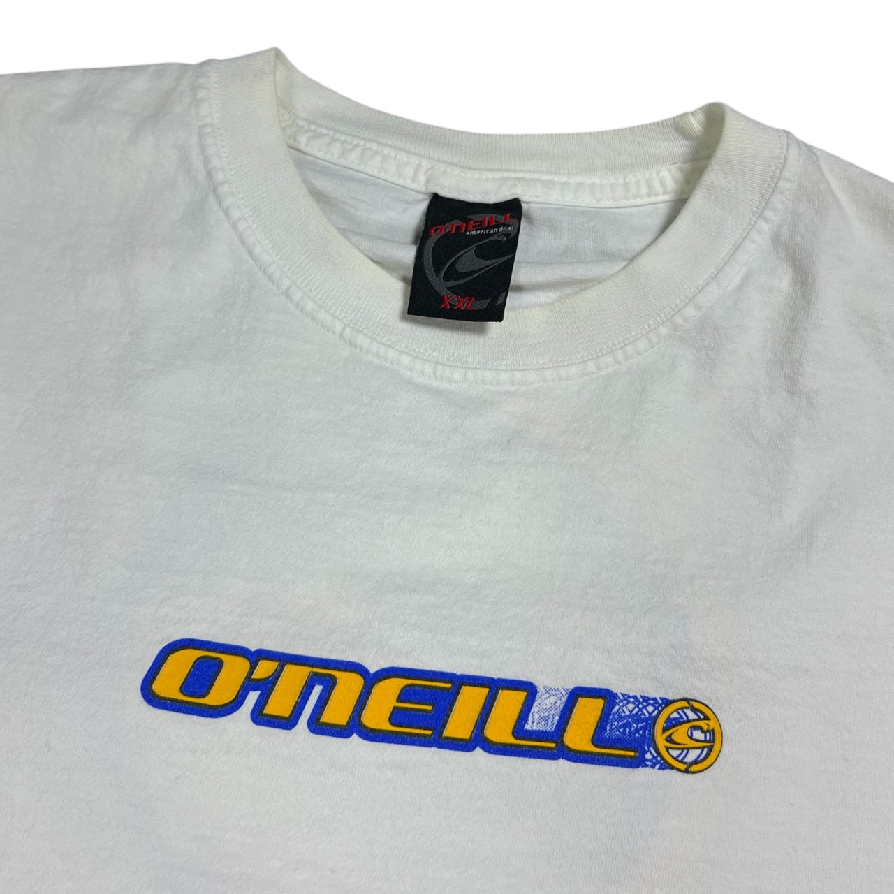 Vintage 90s O’Neill Surfing White Graphic T-Shirt Men’s XXL