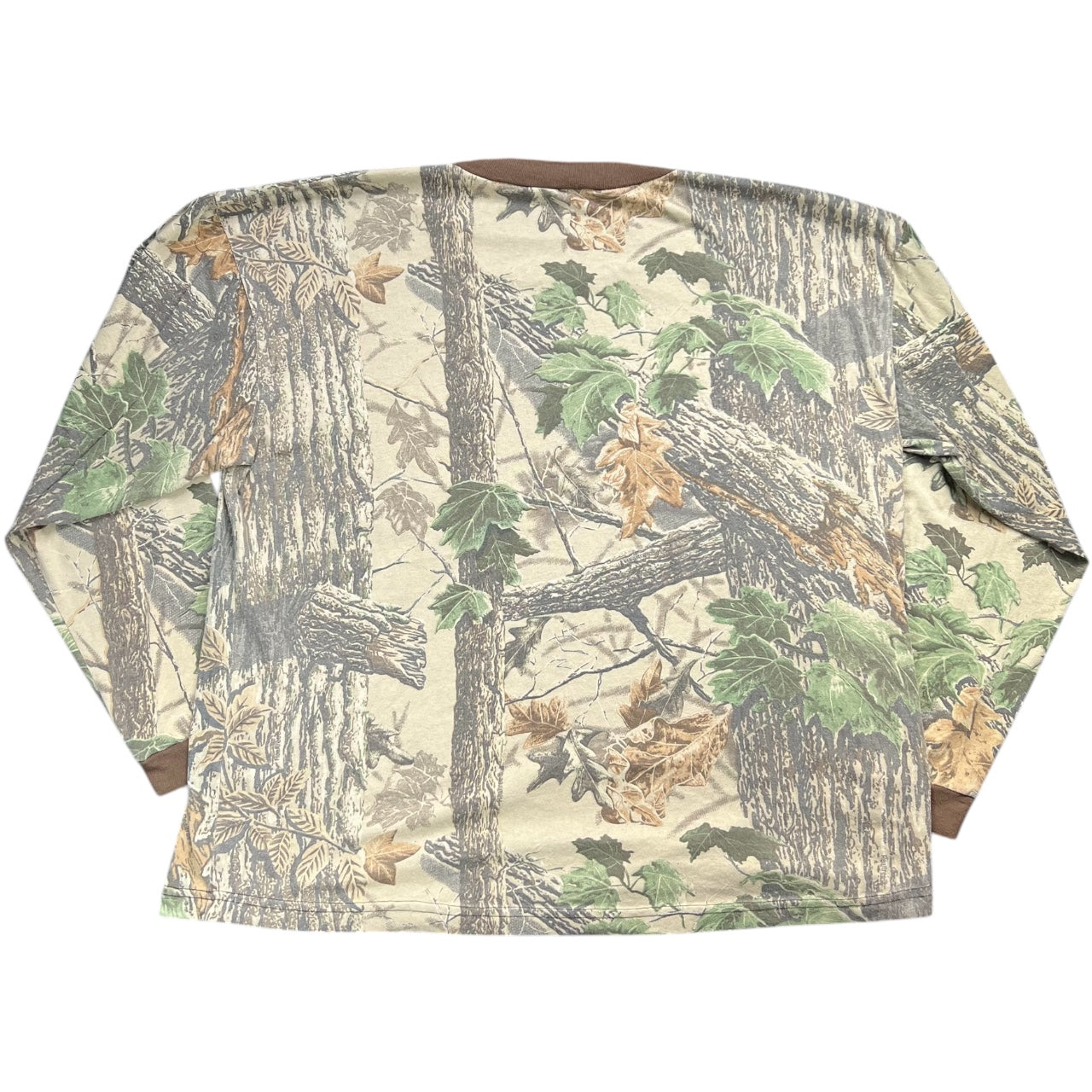 Vintage 90s Realtree Camouflage Hunting Longsleeve Shirt Men’s 3XL