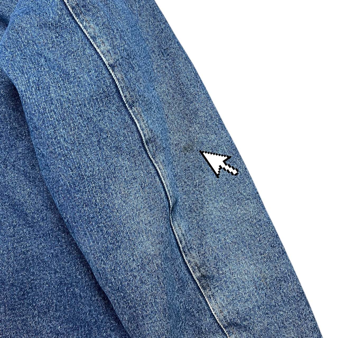 90s Lake N Trail Hooded Full Zip Denim Jacket Fleece Lined Men’s XL