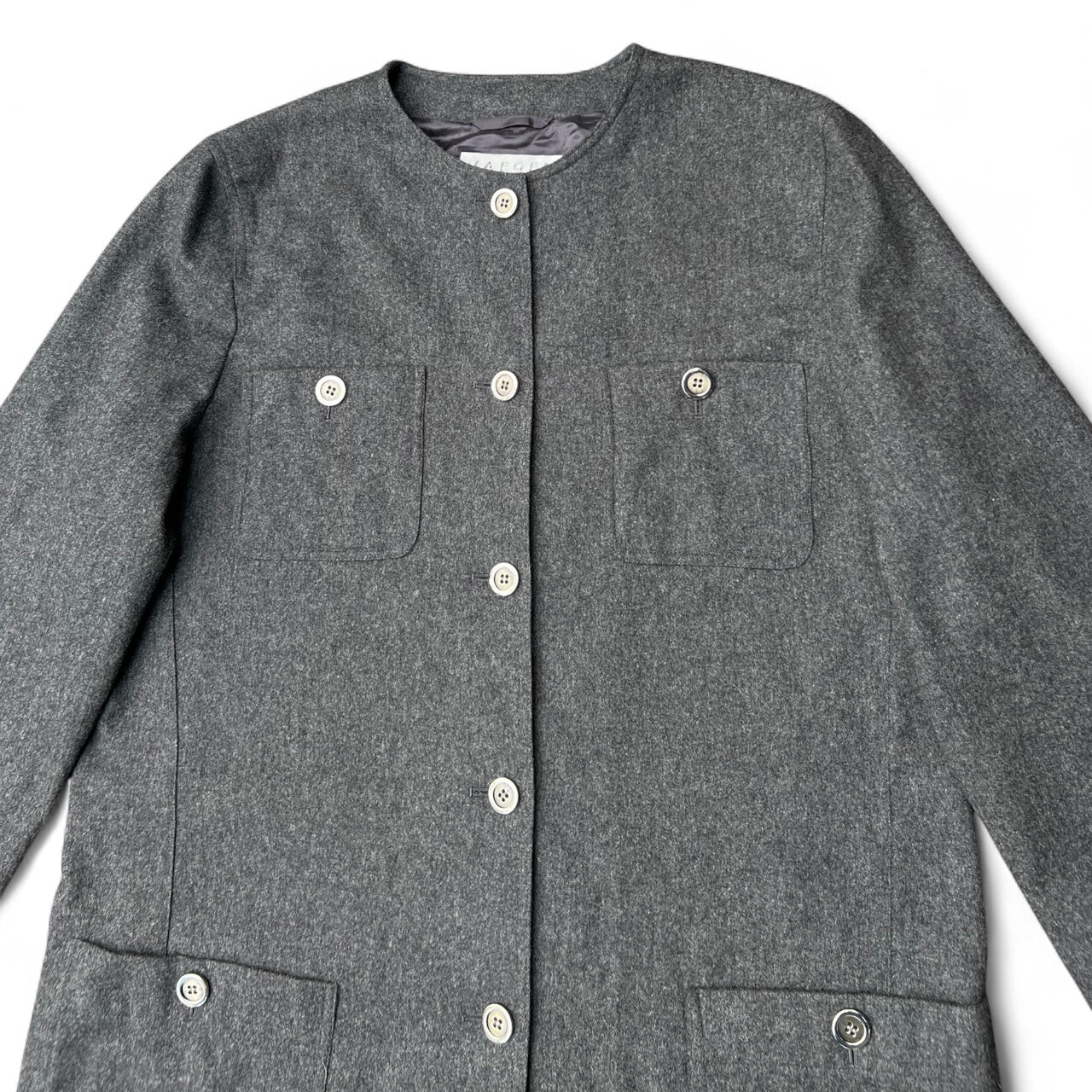 Vintage Jaeger Wool Button Up Jacket Women’s 14 Made in Great Britain