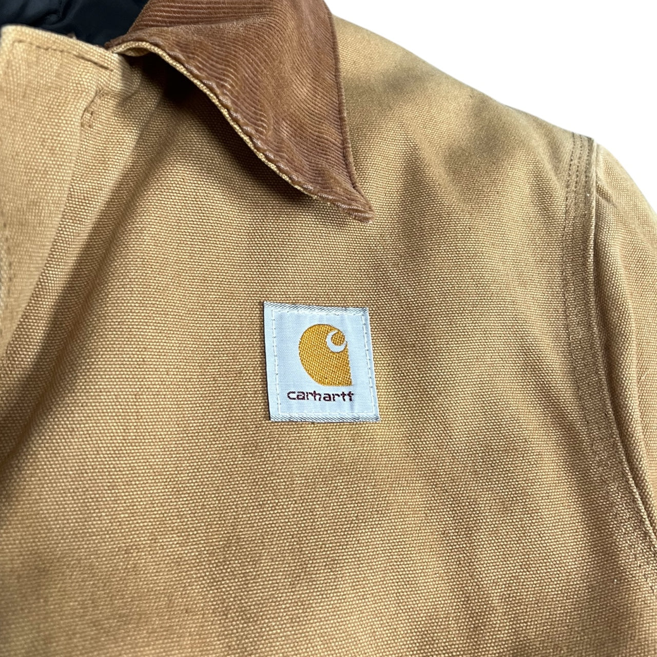 90s Carhartt Arctic Jacket J02 BRN Duck Canvas Quilted Lining Men’s 42/44 Made in USA