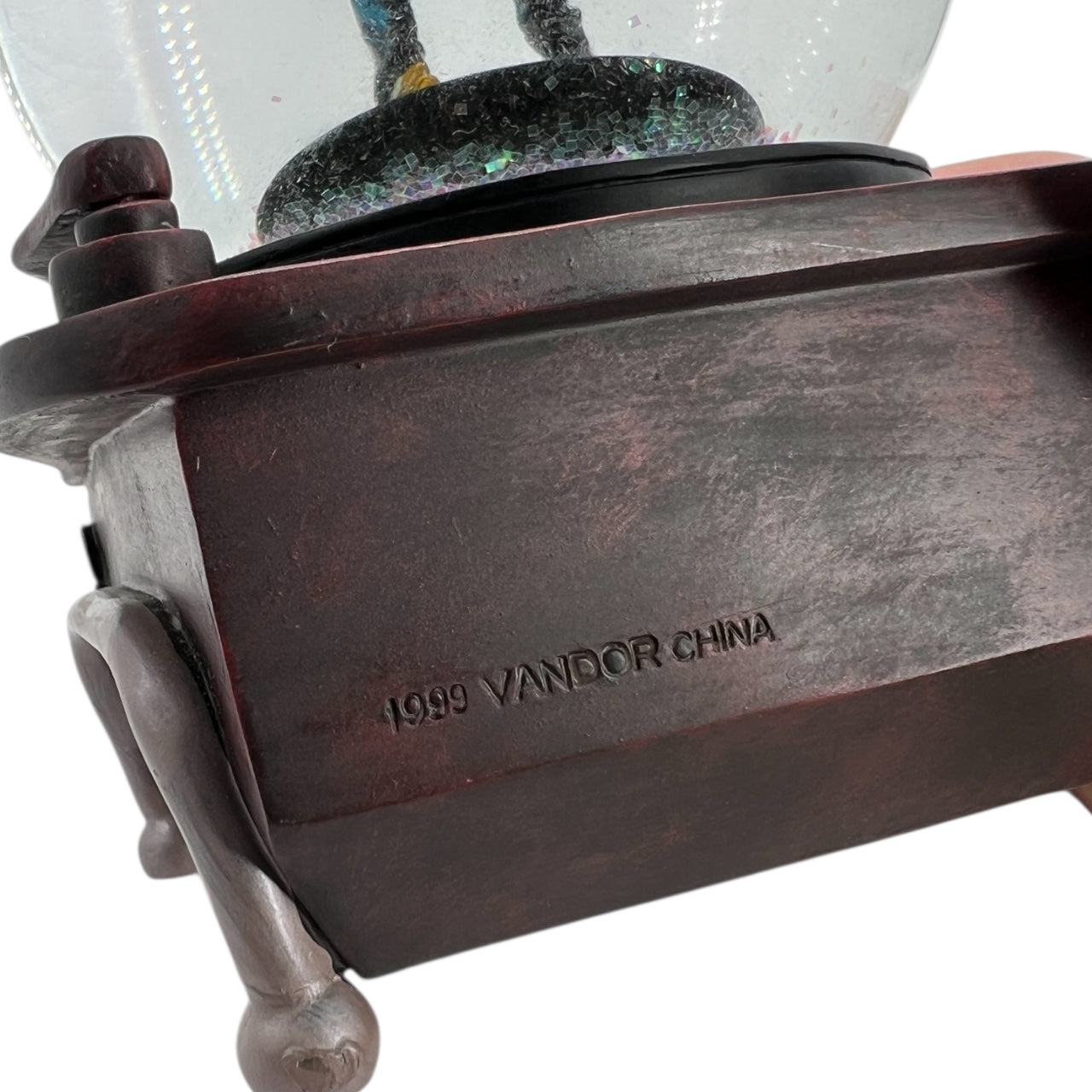 1999 Vandor Elvis Presley Musical Snowglobe All Shook Up Rotating Elvis 6”