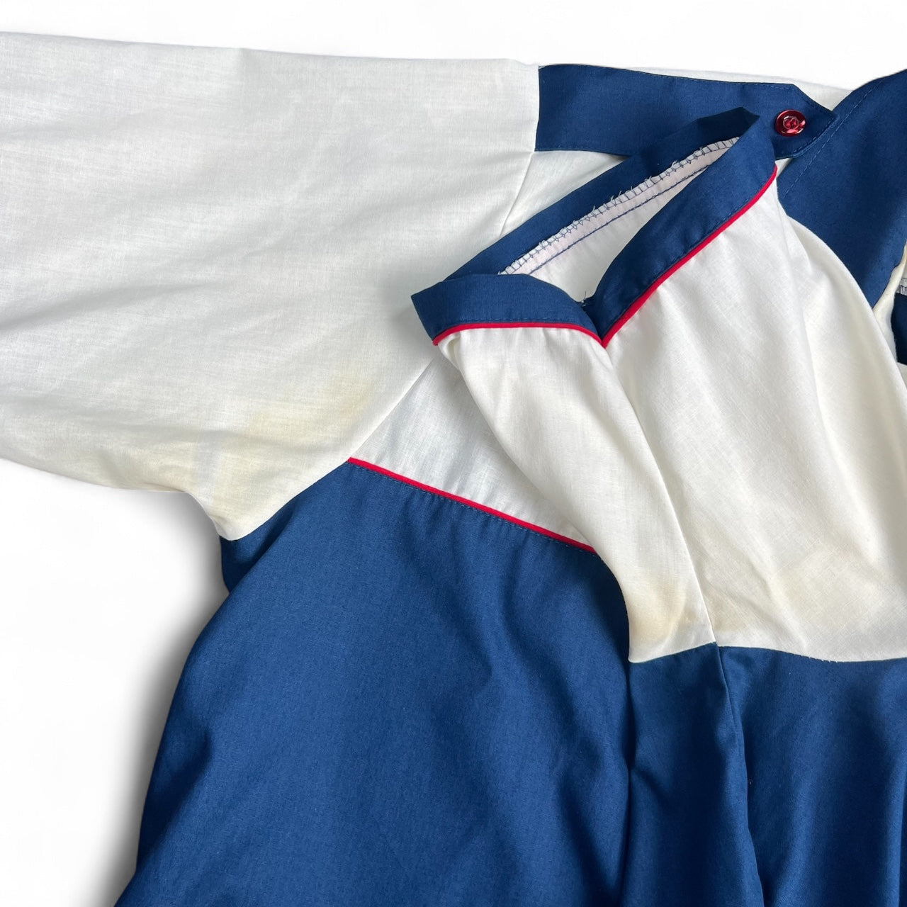 70s King Louie Bowling Shirt Arnold’s Auto Glass Muskegon MI Men’s Large Chain Stitched