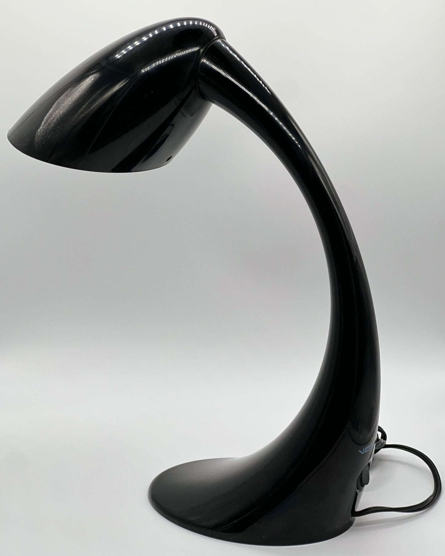 Vintage 1990s Verilux SmartLight VD11 Curve Black Table Desk Bedside Lamp 16”