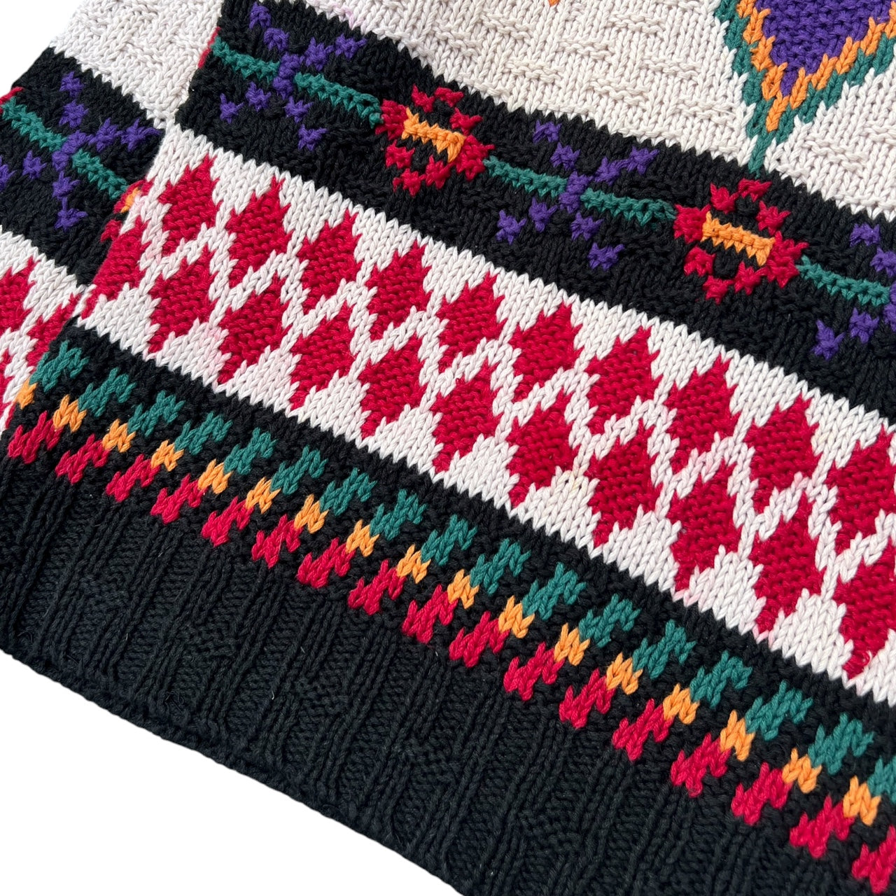 90s Woolrich Southwestern Aztec Sweater Women’s Medium Ramie Cotton