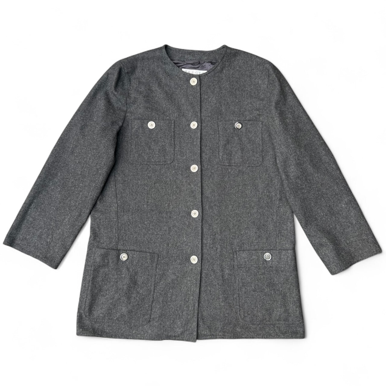Vintage Jaeger Wool Button Up Jacket Women’s 14 Made in Great Britain