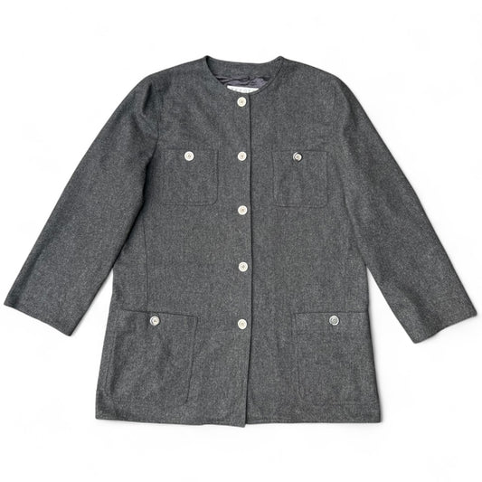 Vintage Jaeger Wool Button Up Jacket Women’s 14 Made in Great Britain