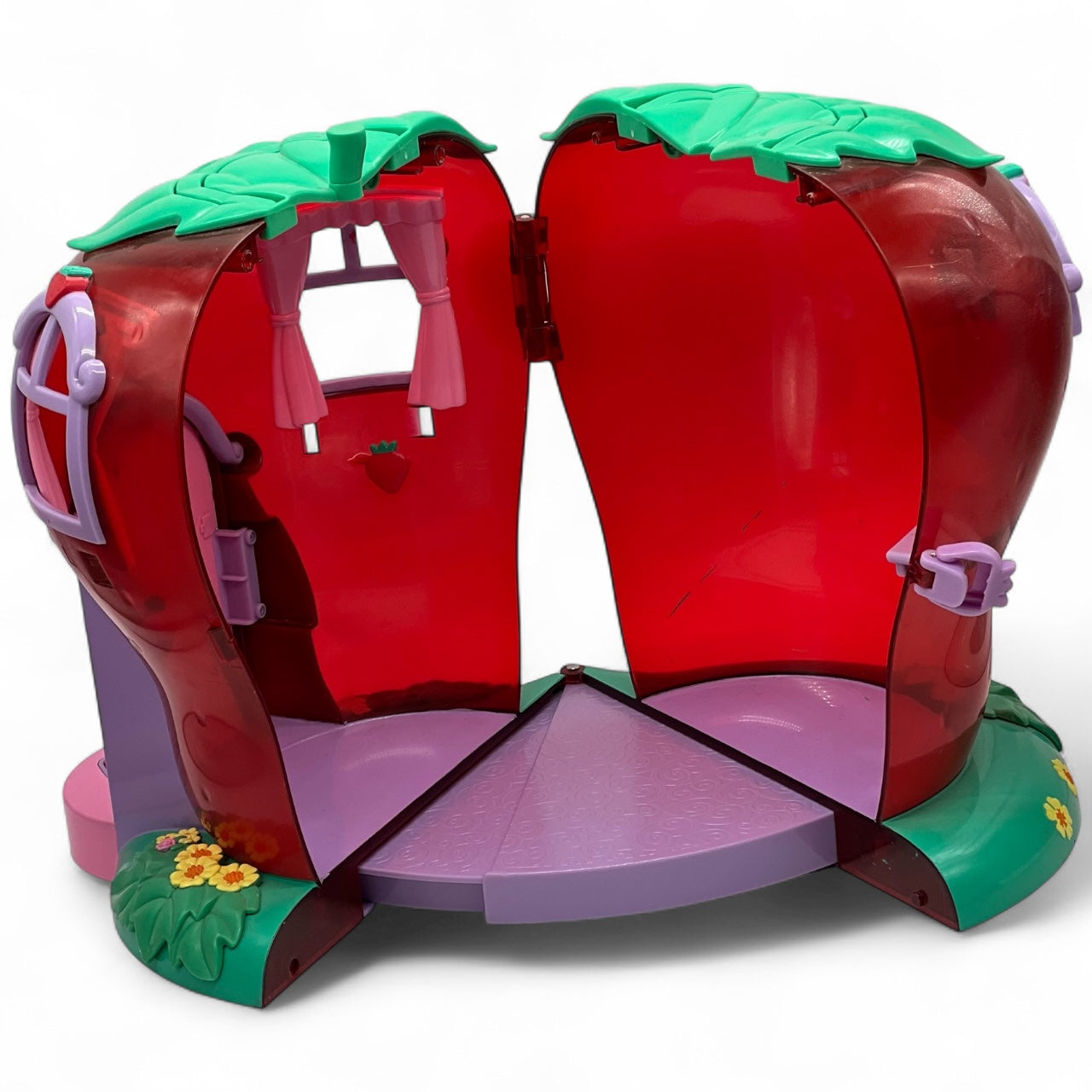 Vintage 2003 Bandai Strawberry Shortcake Berry Sweet House Carry Case Dollhouse