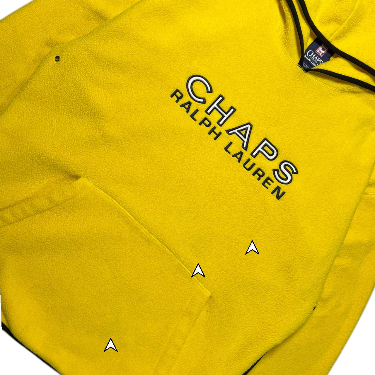 Chaps ralph lauren hoodie yellow online