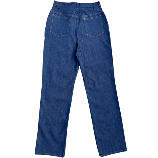 NWT 1970s Sears Regular Tall High Waisted Jeans Blue Denim Men’s 16 32x33 Deadstock