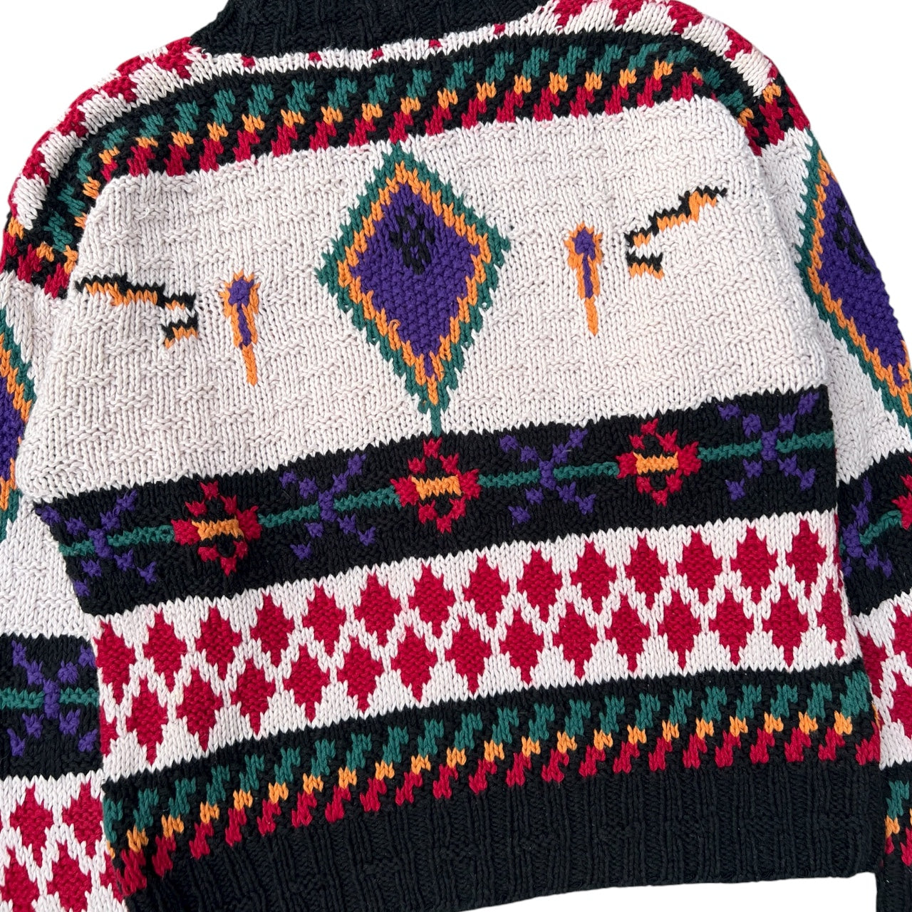 90s Woolrich Southwestern Aztec Sweater Women’s Medium Ramie Cotton