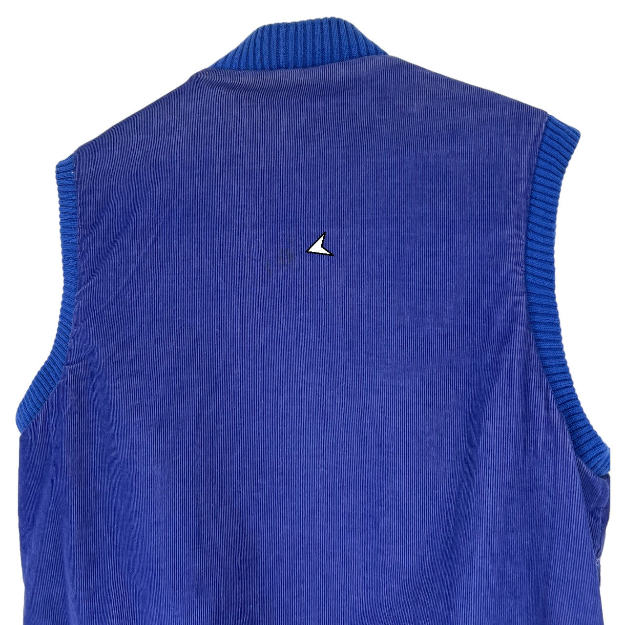 Vintage 90s Bonkers Blue Corduroy Vest Men’s XL