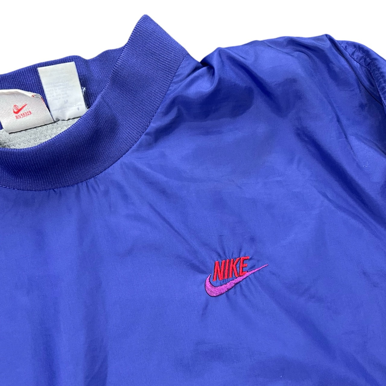 Vintage 90s Nike Embroidered Running Jacket Windbreaker Pullover Mens M