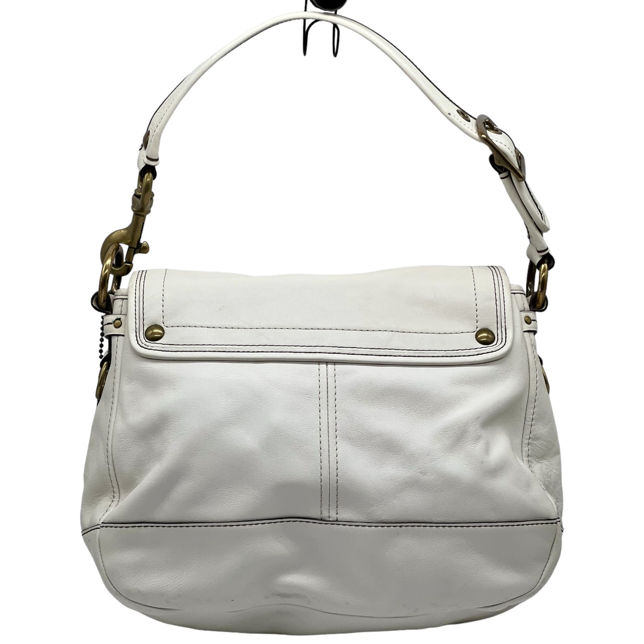 Coach 65th Anniversary Legacy Ali Shoulder Bag Ivory White 10329