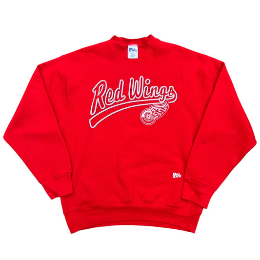90s Detroit Red Wings Pro Player Crew Neck Sweatshirt Men’s Large Made in USA
