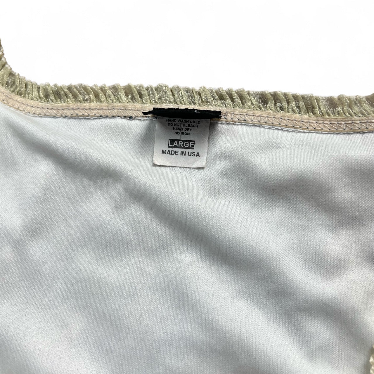 90s Y2K Vanity Floral Lace Corset Bustier Tank Top Women’s Large Made in USA