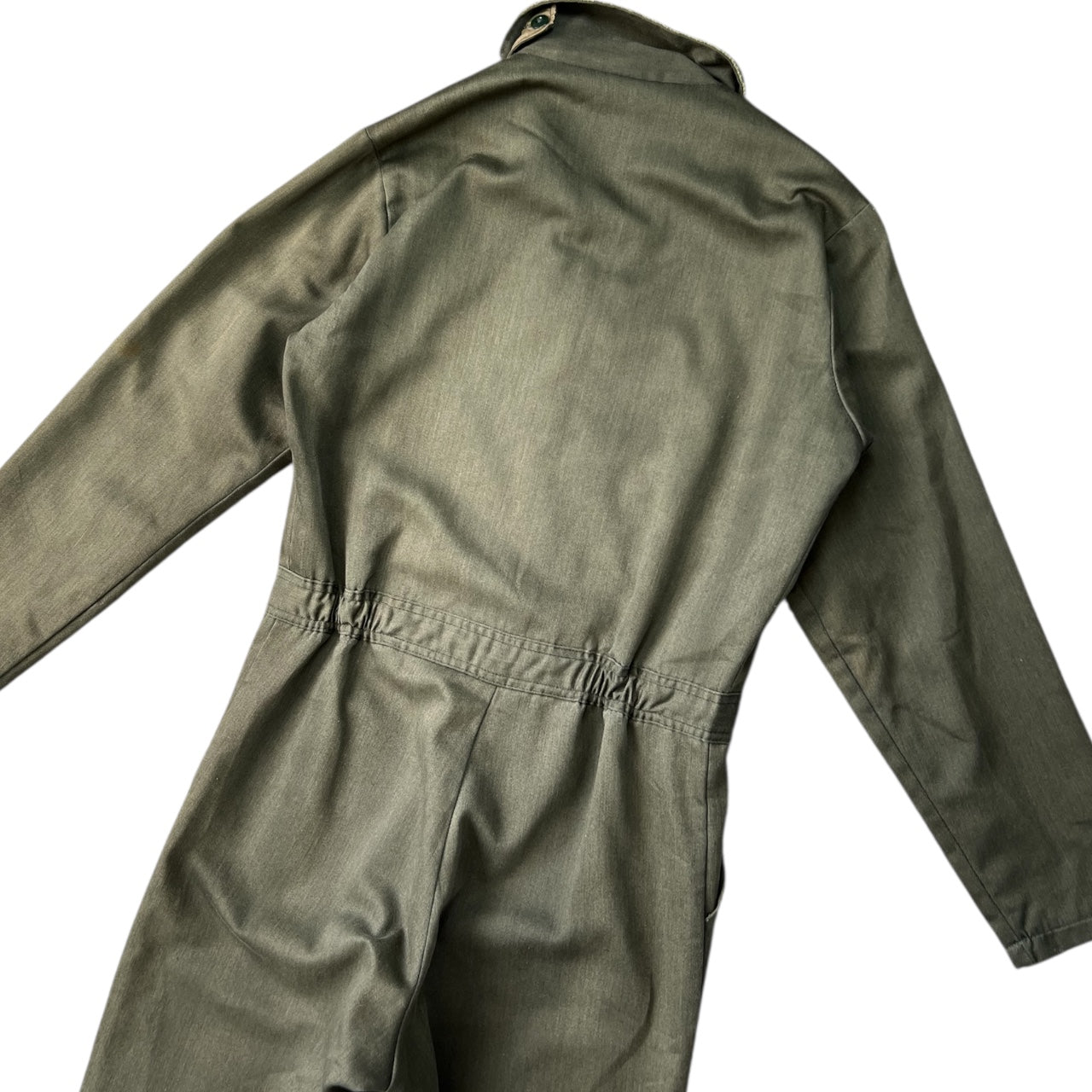 50s 60s Sears Roebuck Boyswear Green Jumpsuit Workwear Coveralls Boy’s XL