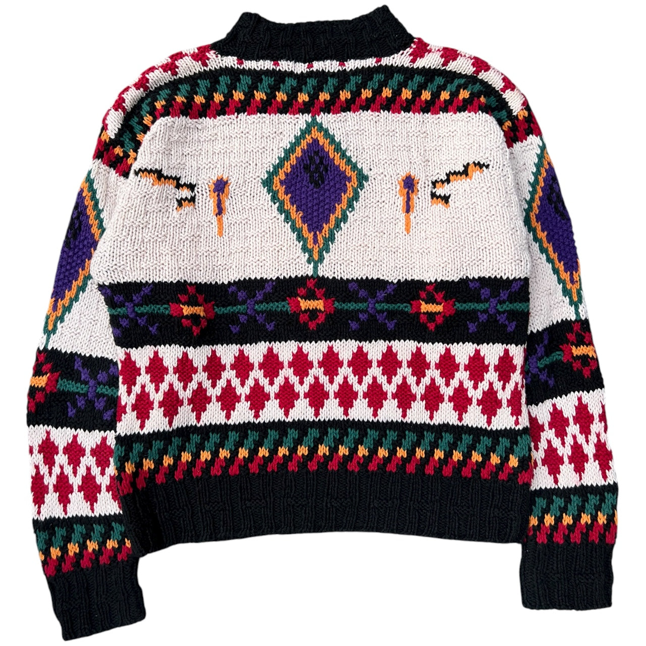 90s Woolrich Southwestern Aztec Sweater Women’s Medium Ramie Cotton