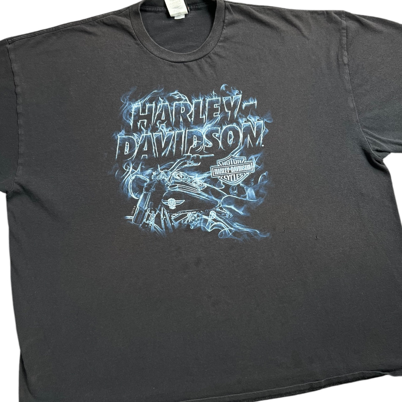 Vintage Y2K Harley Davidson Flame Motorcycle Michigan US 31 Graphic T Shirt Men’s 3XL