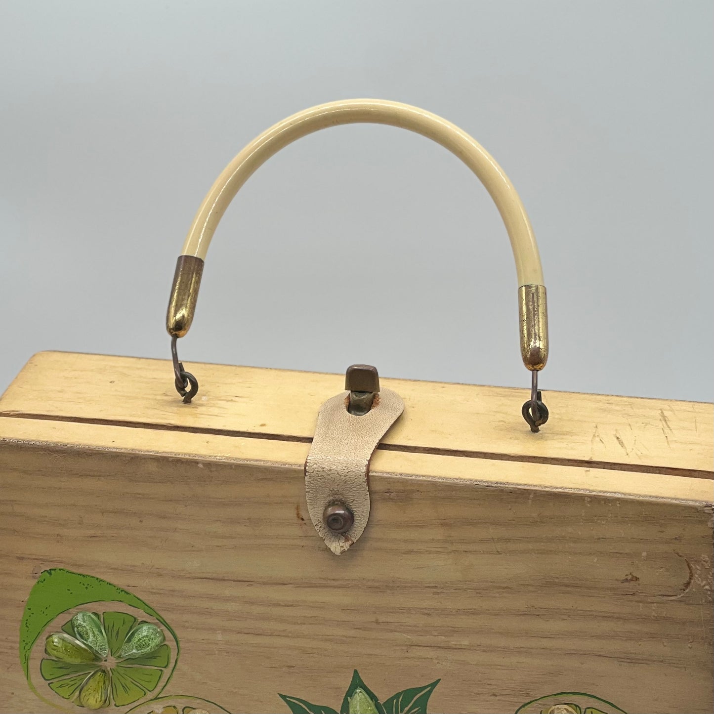 RARE Vintage Enid Collins Box Bag - Citrus Circles