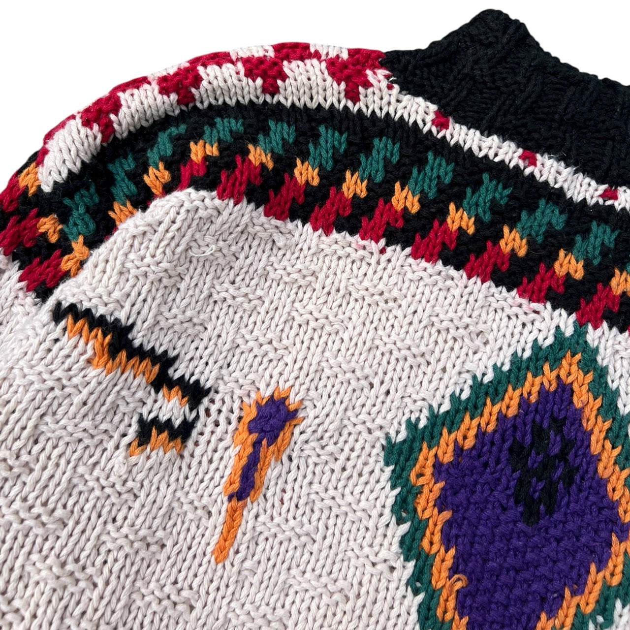 90s Woolrich Southwestern Aztec Sweater Women’s Medium Ramie Cotton