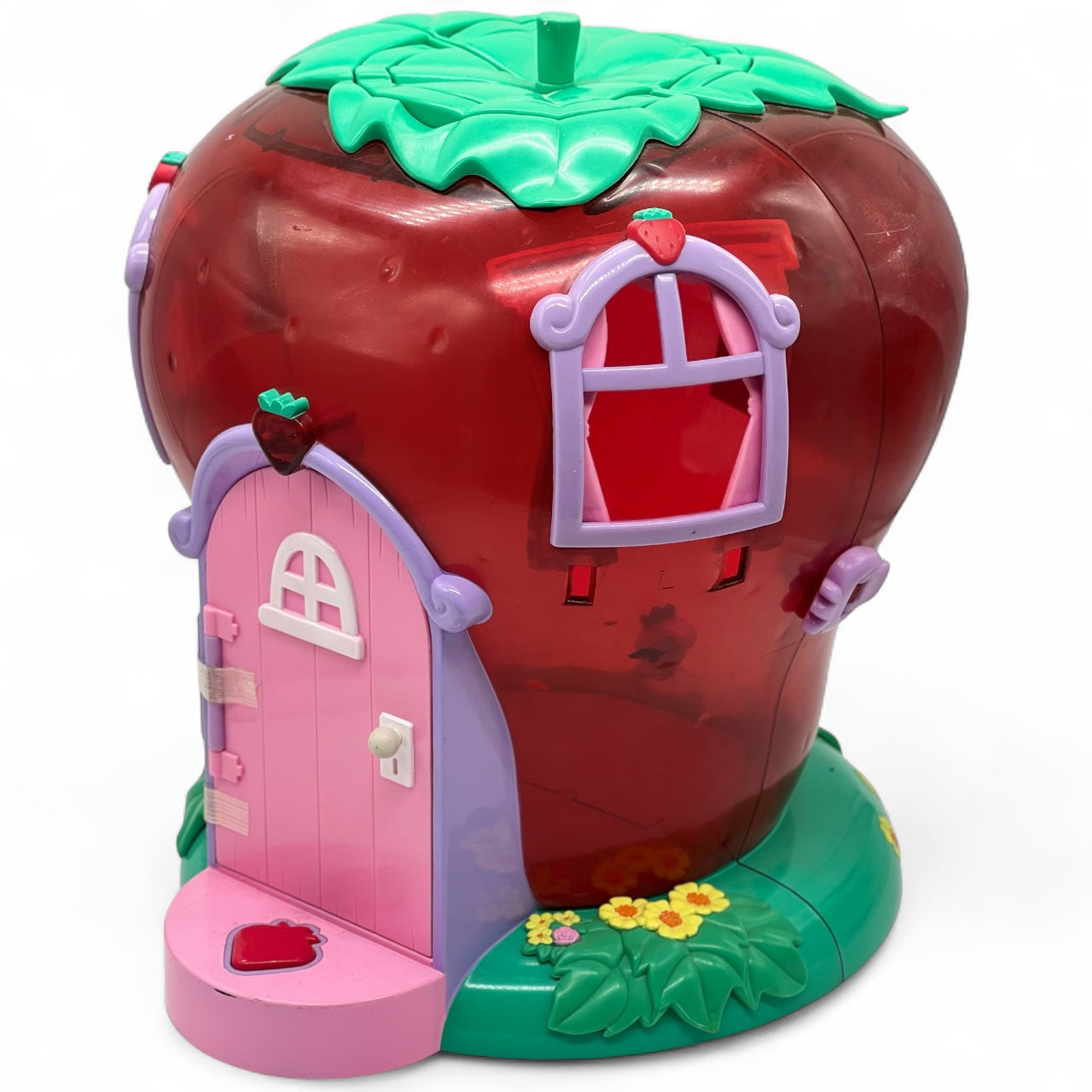 Vintage 2003 Bandai Strawberry Shortcake Berry Sweet House Carry Case Dollhouse
