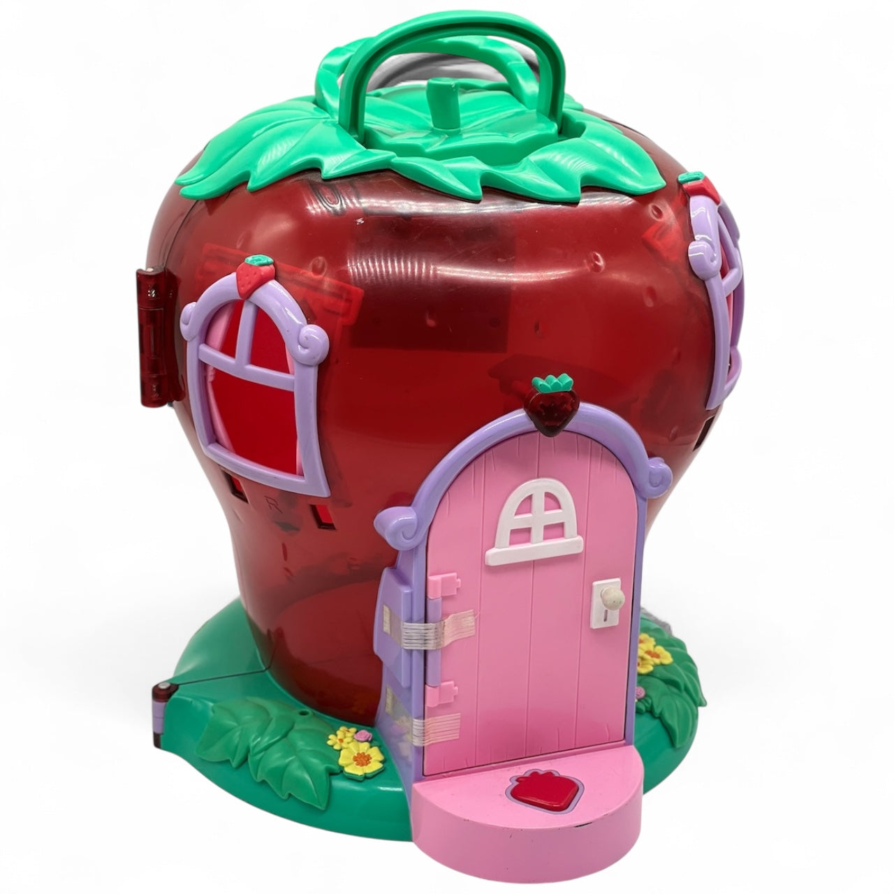 Vintage 2003 Bandai Strawberry Shortcake Berry Sweet House Carry Case Dollhouse