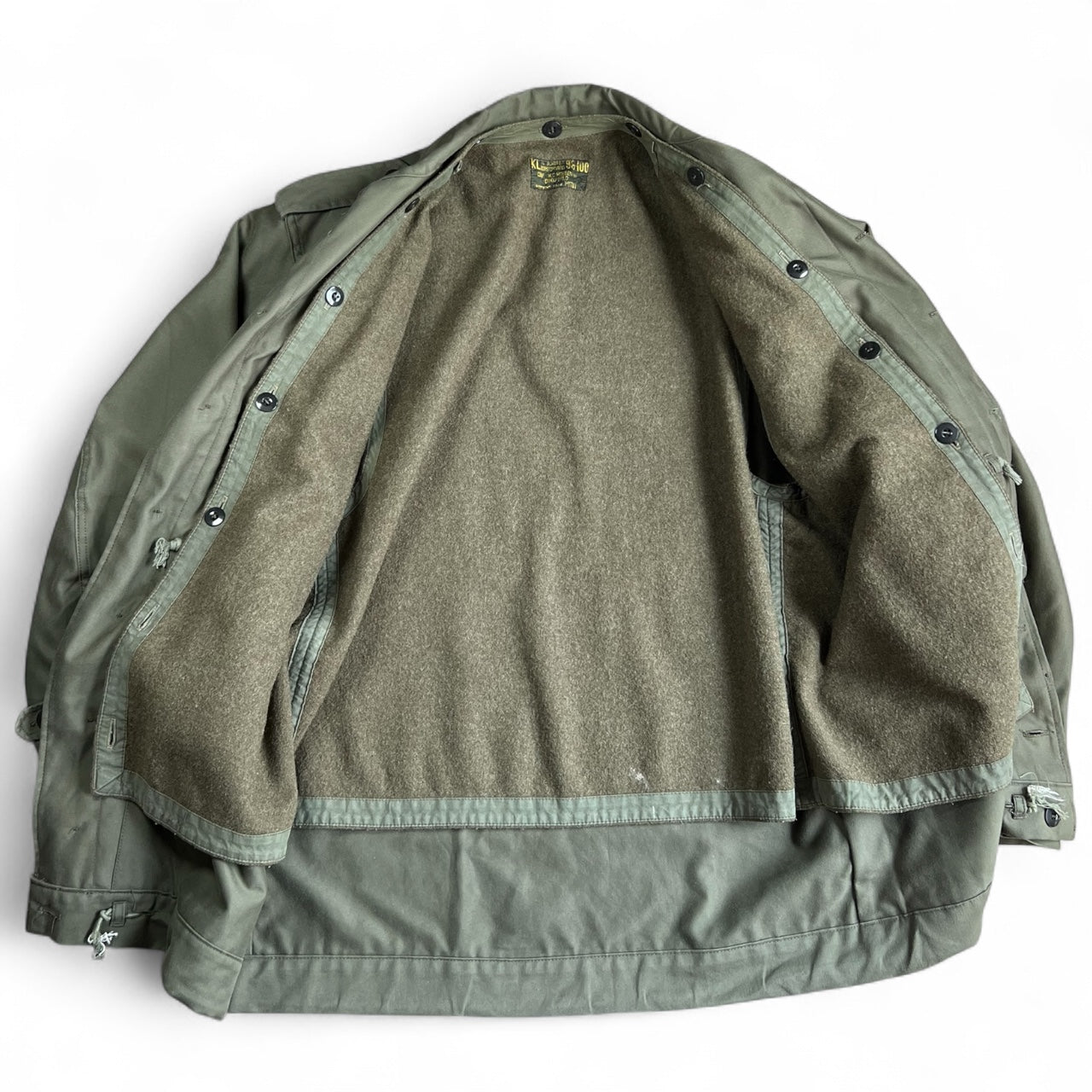 Vintage Dutch Borstomvang Seyntex Military Army Issue Field Jacket Men’s XL