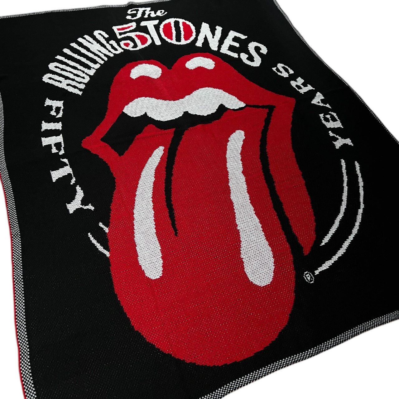 The Rolling Stones 50th Anniversary Tour VIP Throw Blanket 100% Acrylic 50” x 62”