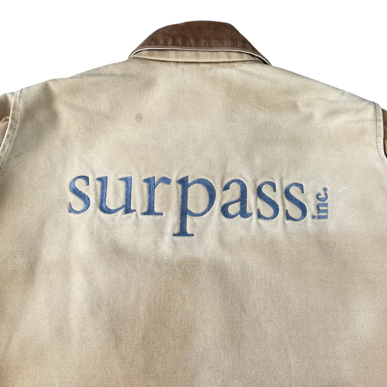 90s Carhartt Detroit Jacket J01 BRN Blanket Lined Men’s 48 Embroidered Logo Made in USA