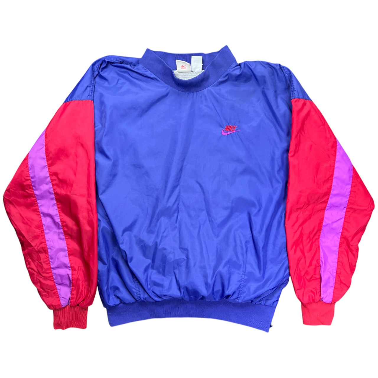 Vintage 90s Nike Embroidered Running Jacket Windbreaker Pullover Mens M