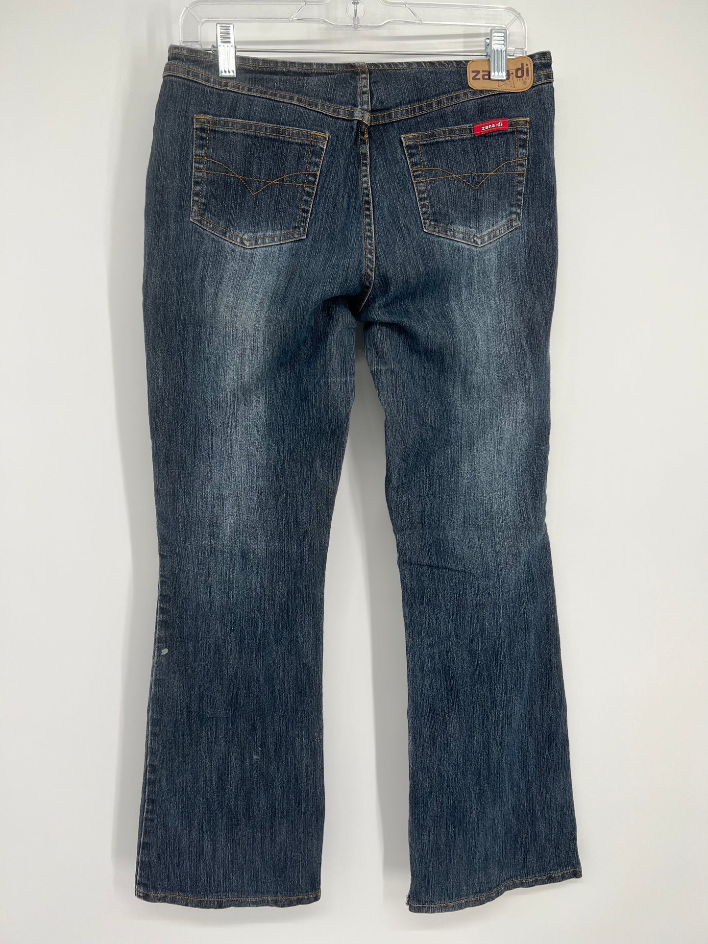 Vintage Y2K Grunge Belted Zana Di Low Rise Bootcut Jeans Sz: 9