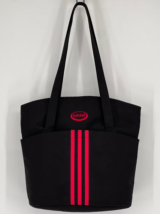 Vintage Y2K Black Adidas Shoulder Tote Bag