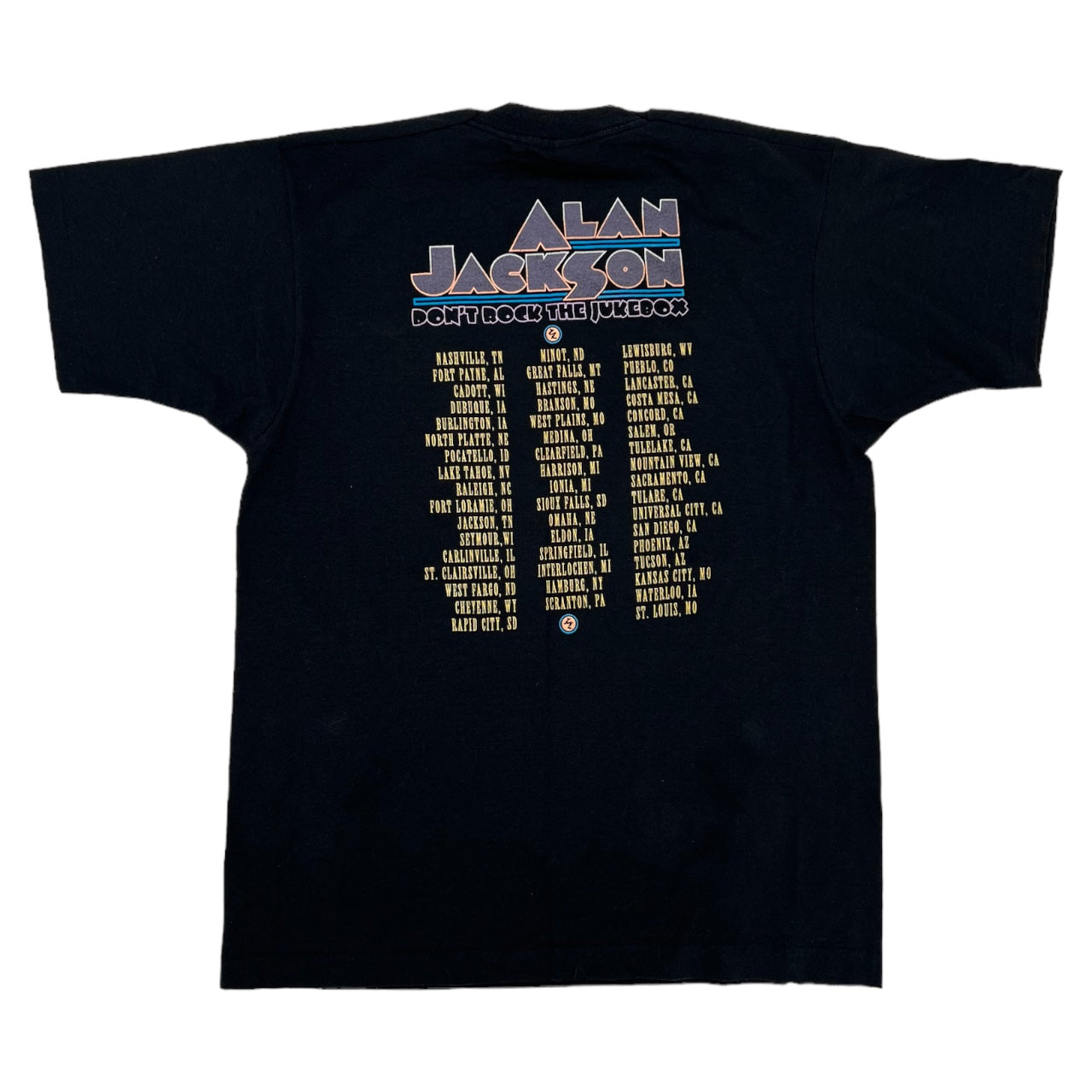 Vintage Screen Stars Best Single Stitch Alan Jackson 1992 Don’t Rock the Jukebox Tour Shirt Sz: L