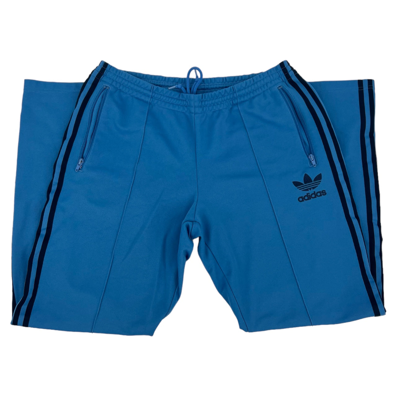 Y2K Blue / Navy Blue Adidas Trackpants Sz: L