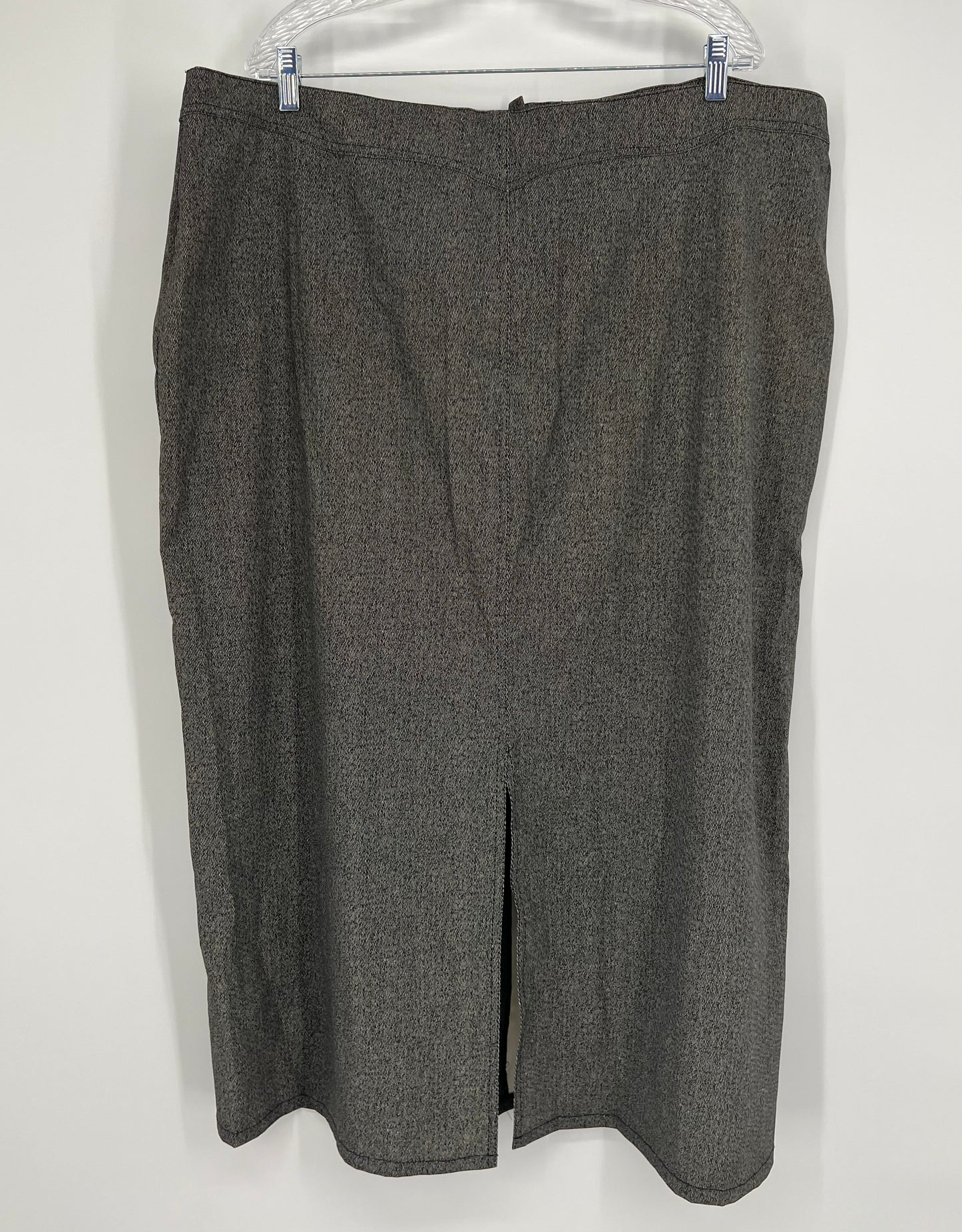 Vintage Street Magic Y2K 90s Grunge Corseted Studded Gray Maxi Skirt 3X